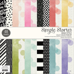 Simple Stories Paper Pad 12 x 12 High Style