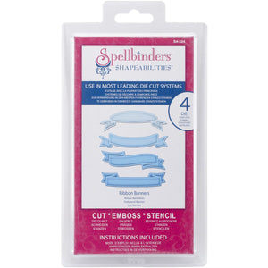 Spellbinders Shapeabilities Dies, Ribbon Banners