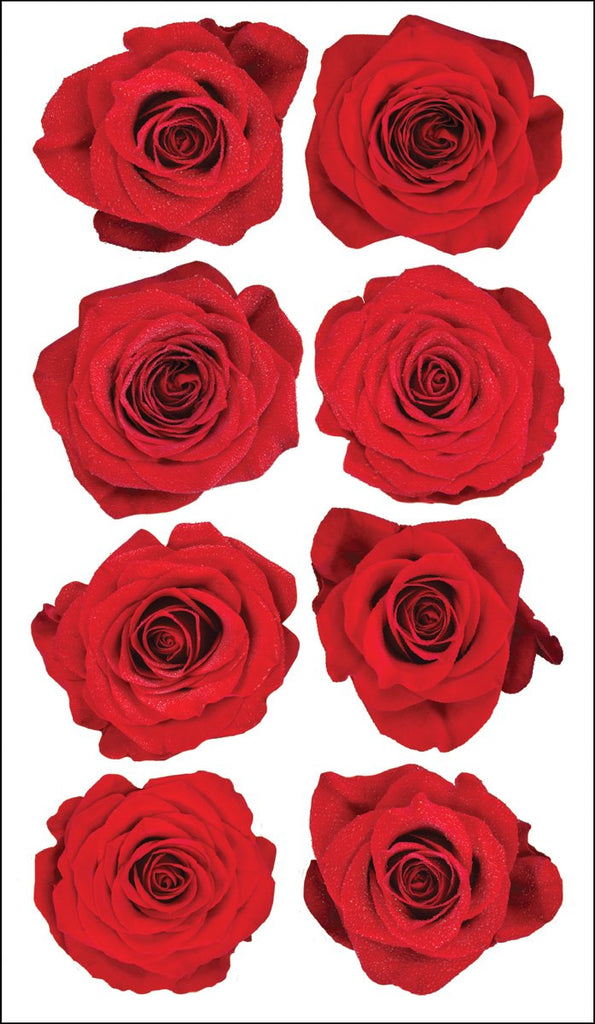Sticko Red Roses Stickers