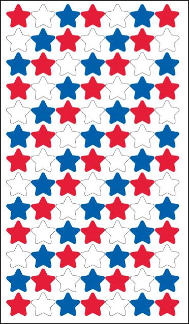 Sticko 4th of July Star Stickers