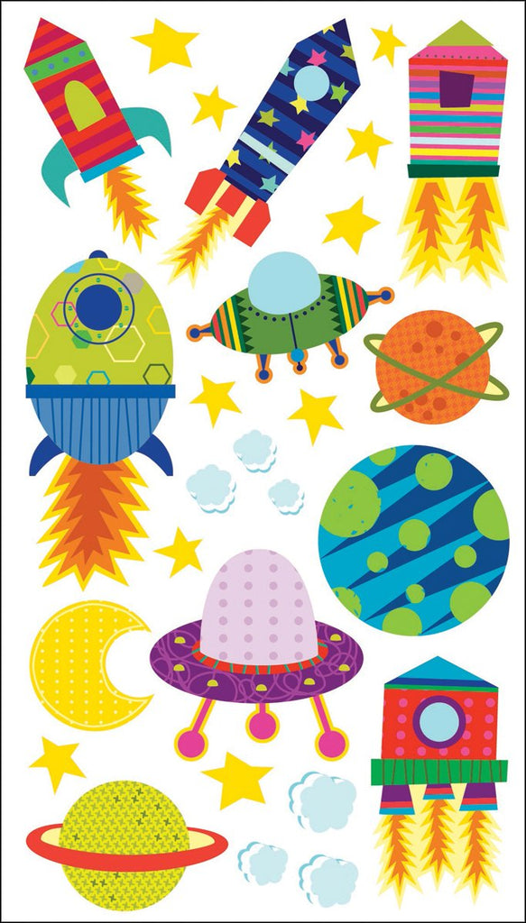 Sticko Solar System n' Rocket Ship Sticker