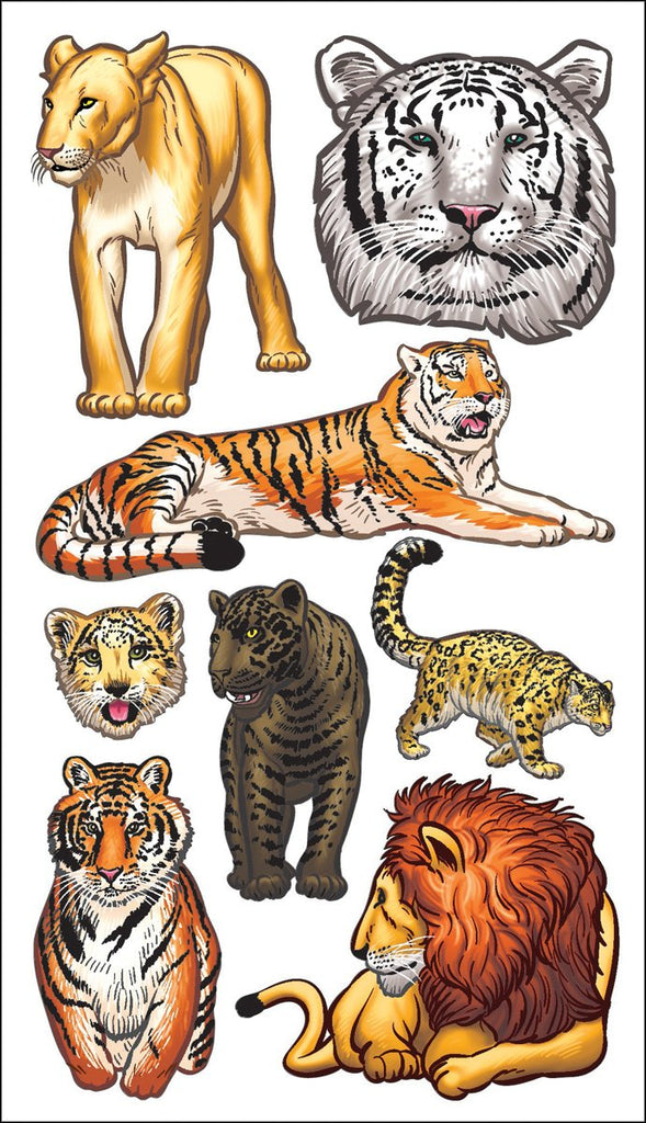Sticko Big Cats Stickers