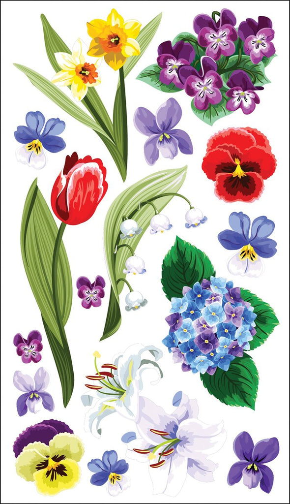 Sticko Floral Medley Stickers