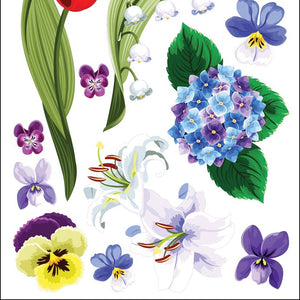 Sticko Floral Medley Stickers