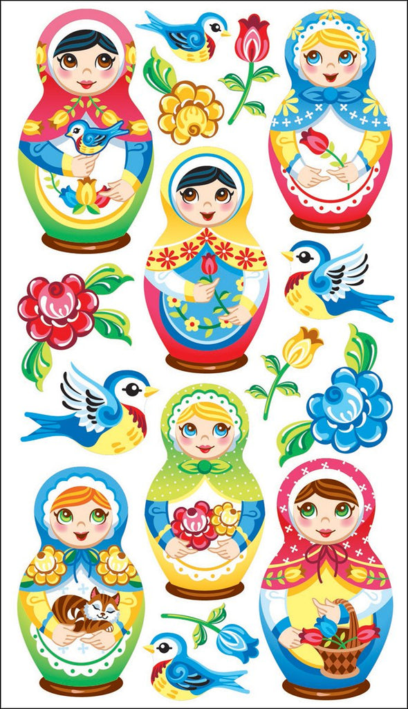 Sticko Babushka Babies Stickers