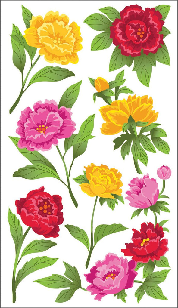 Sticko Peonies Stickers