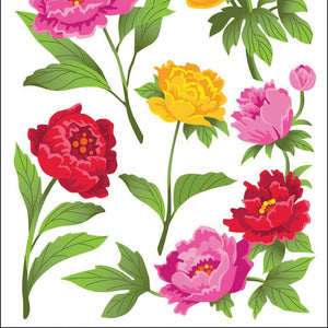 Sticko Peonies Stickers