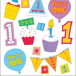 Sticko Baby's First Birthday Stickers