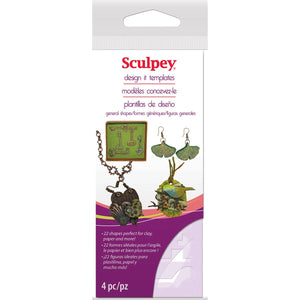 Sculpey Design It General Shapes Templates