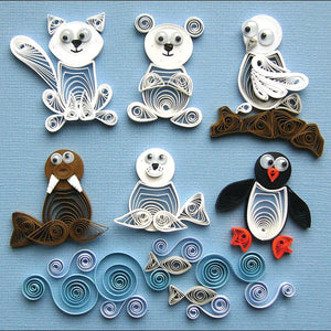 Quilled Creations Quilling Arctic Buddies Kit for Paper Crafting