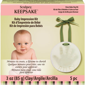 Polyform Sculpey Keepsake Baby Impression Kit
