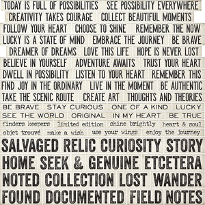 Quote Chips by Tim Holtz Idea-ology, Chipboard, 58 Quote Chips (TH93563)