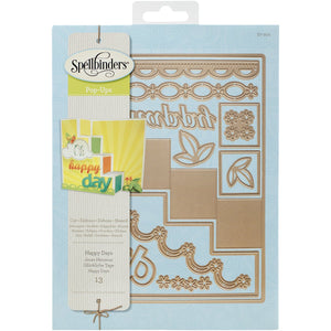 Spellbinders S7-201 Happy Days Etched/Wafer Thin Dies