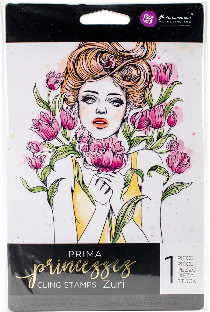 Prima Marketing 655350590949 Cling Stamps-Prima Princesses-Zuri