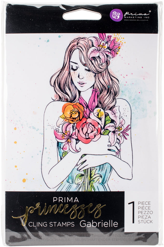Prima Marketing 655350590970 Cling Stamps-Prima Princesses-Gabrielle