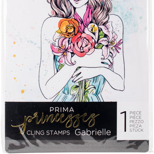 Prima Marketing 655350590970 Cling Stamps-Prima Princesses-Gabrielle