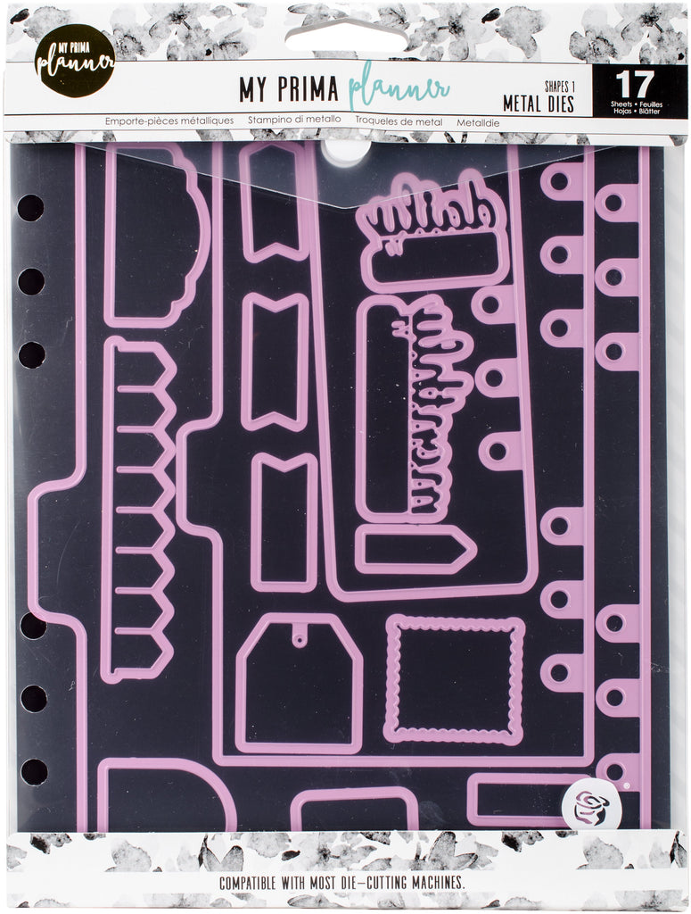 Prima Marketing 655350593285 My Prima Planner Metal Dies - Shapes 1