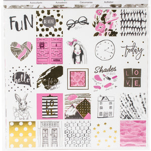 Prima Marketing 655350593537 Myprima Planner Stickers- Beauty Fashion My Prima Planner Stickers - Beauty Fashion