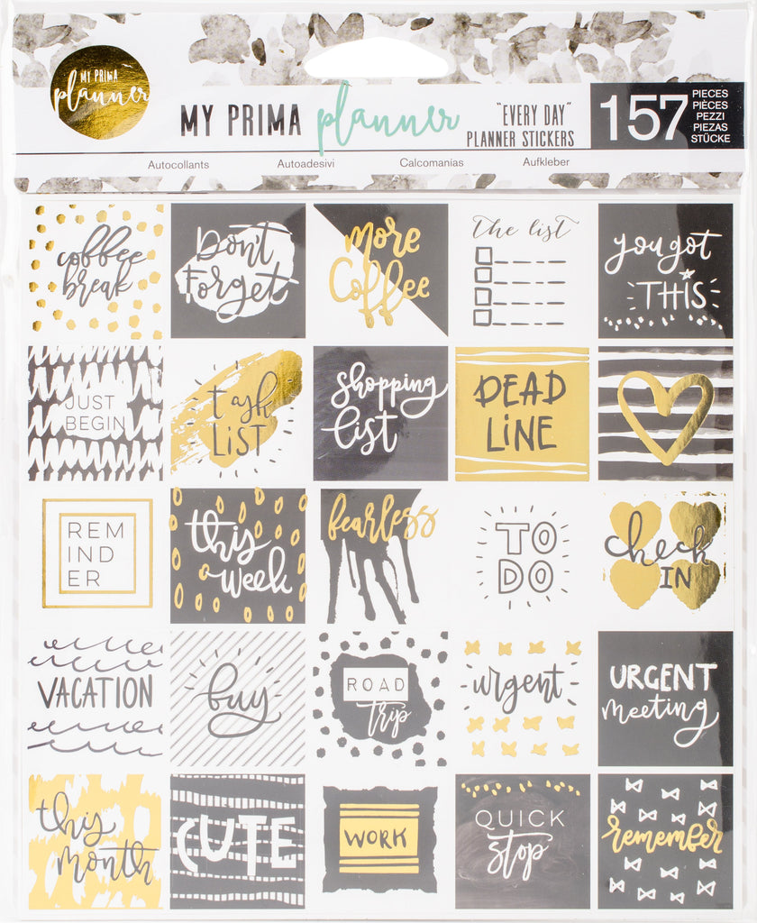Prima Marketing 655350593551 My Prima Planner Stickers - Everyday