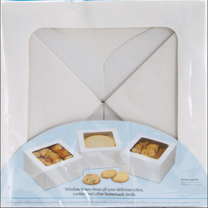 Wilton White Large Treat Boxes, 3 Count
