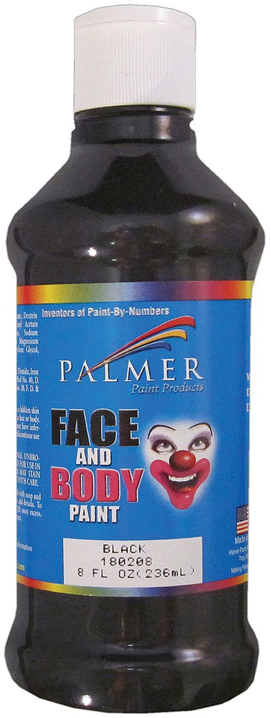Palmer Face and Body Paint, 8-Ounce, Black
