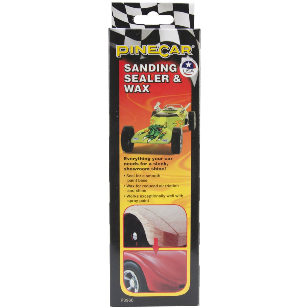 Pine Car Derby Sanding Sealer And Wax-