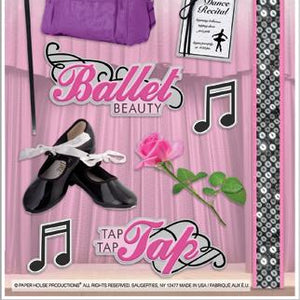 Paper House Productions STCX-0143E Cardstock Stickers, Dance