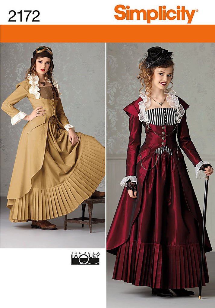 Simplicity Sewing Pattern 2172: Misses' Costume, Size Hh (6-8-10-12)