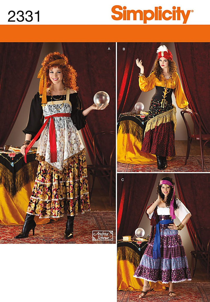 Simplicity Sewing Pattern 2331 Misses' Costumes, R5 (14-16-18-20-22)