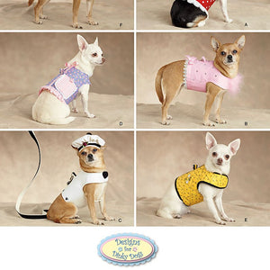 Simplicity Sewing Pattern 2393 Dog Clothes, A (XXS-XS-S-M)