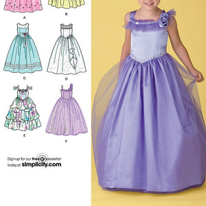Simplicity Sewing Pattern 2463 Child's Special Occasion, BB (5-6-7-8)