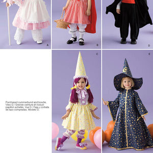 Simplicity Sewing Pattern 2571 Toddler Costumes, A (1/2-1-2-3-4)