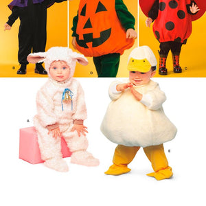 Simplicity Sewing Pattern 2788 Toddler Costumes, A (1/2-1-2-3-4)