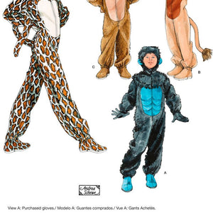 Simplicity Sewing Pattern 2855 Child, Boy and Girl Costumes, A (XS-S-M-L)