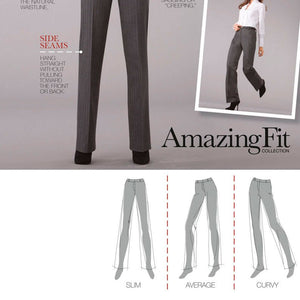 Simplicity Amazing Fit Pattern 2860 Misses Miss Petite Pants with Individual Pattern Pieces Sizes 8-10-12-14-16