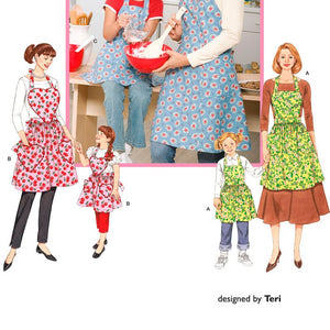 Simplicity Sewing Pattern 3949 Aprons, A (S-M-L/S-M-L)
