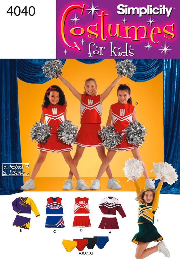 Simplicity Sewing Pattern 4040 Child and Girl Costumes, BB (8-10-12)