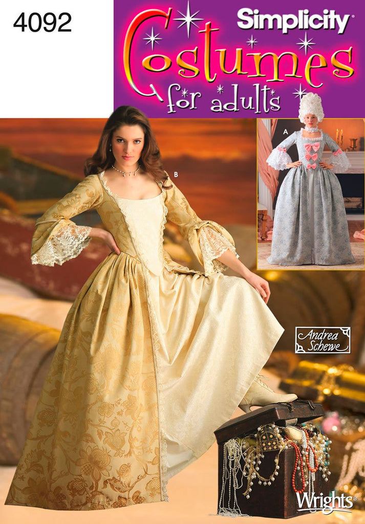 Simplicity Sewing Pattern 4092 Misses Costumes, RR (14-16-18-20)