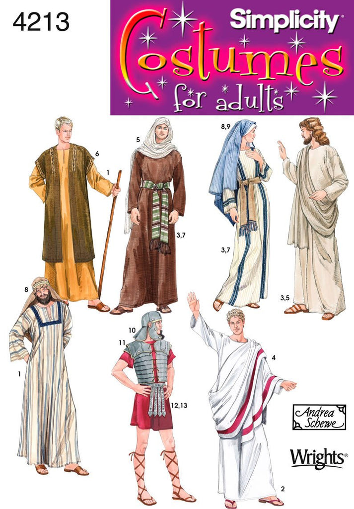 Simplicity Sewing Pattern 4213 Adult Costumes, A (XS-S-M-L-XL)