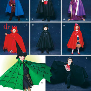 Simplicity Sewing Pattern 5927 Child Costumes, A (S-M-L)