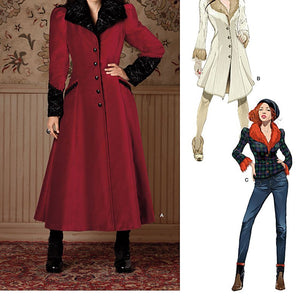 Simplicity 1732 Misses' Costume Coat R5 (14-16-18-20-22)