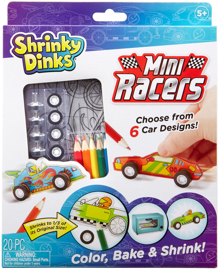 Shrinky Dinks Mini Racers Activity Set