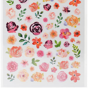 Paper House Productions Flowers Stickers, Micro, 3-Pack