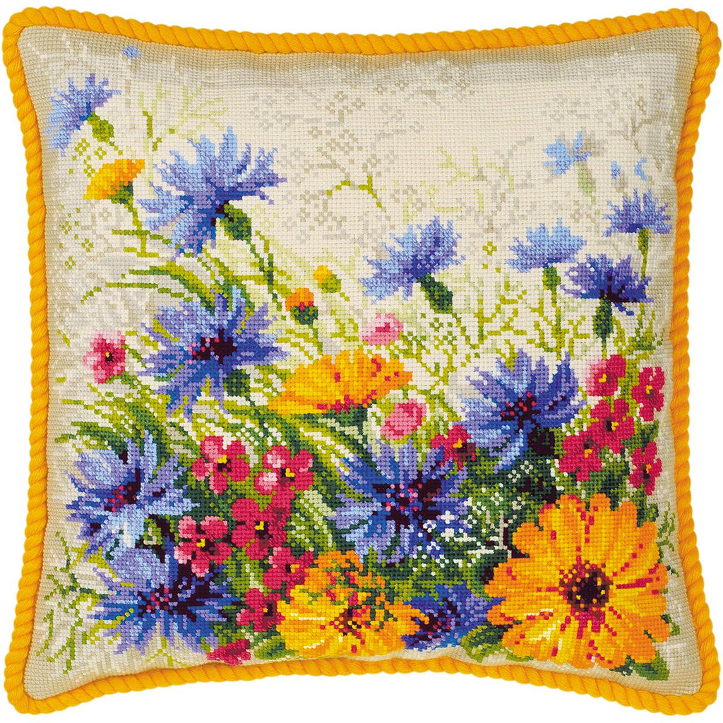RIOLIS 10 Count Moorish Lawn Cushion Counted Cross Stitch Kit, 15.75 x 15.75"