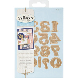 Spellbinders S4-540 Shapeabilities Victorian Numbers, Medium