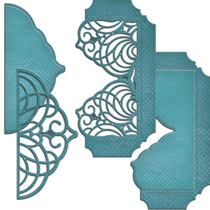 Spellbinders S6-046 Shapeabilities Amazing Paper Grace Cascading Grace Pocket Etched/Wafer Thin Dies
