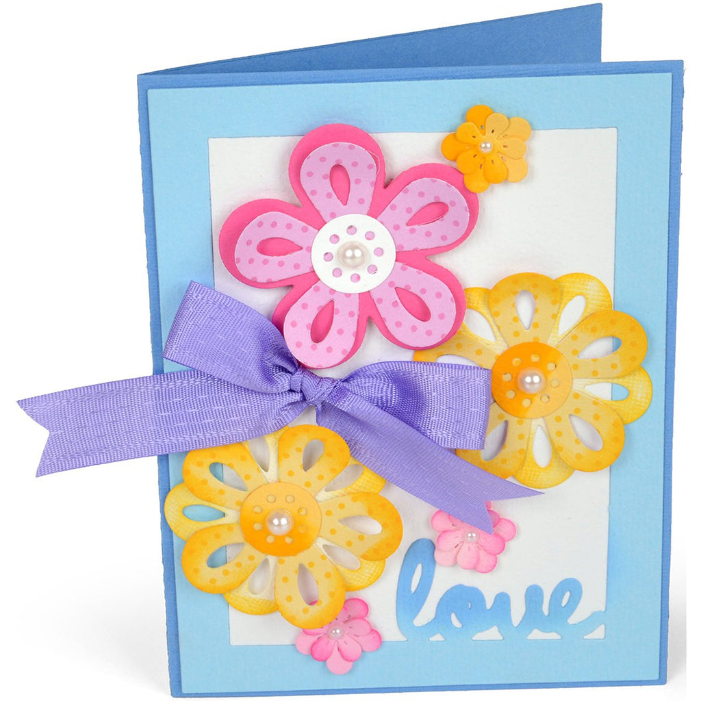 Sizzix 660706 Triplits Die Set, Flowers# 3 by Stephanie Barnard, 11/Pack