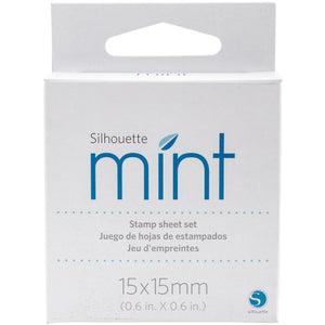 Silhouette Mint Stamp Sheet Set, XX-Small