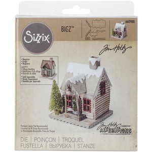 Sizzix Bigz Die - Tim Holtz  - Village  Winter - 5.5"X6"