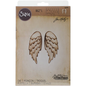 Sizzix 660990 Bigz L Die Feathered Wings by Tim Holtz